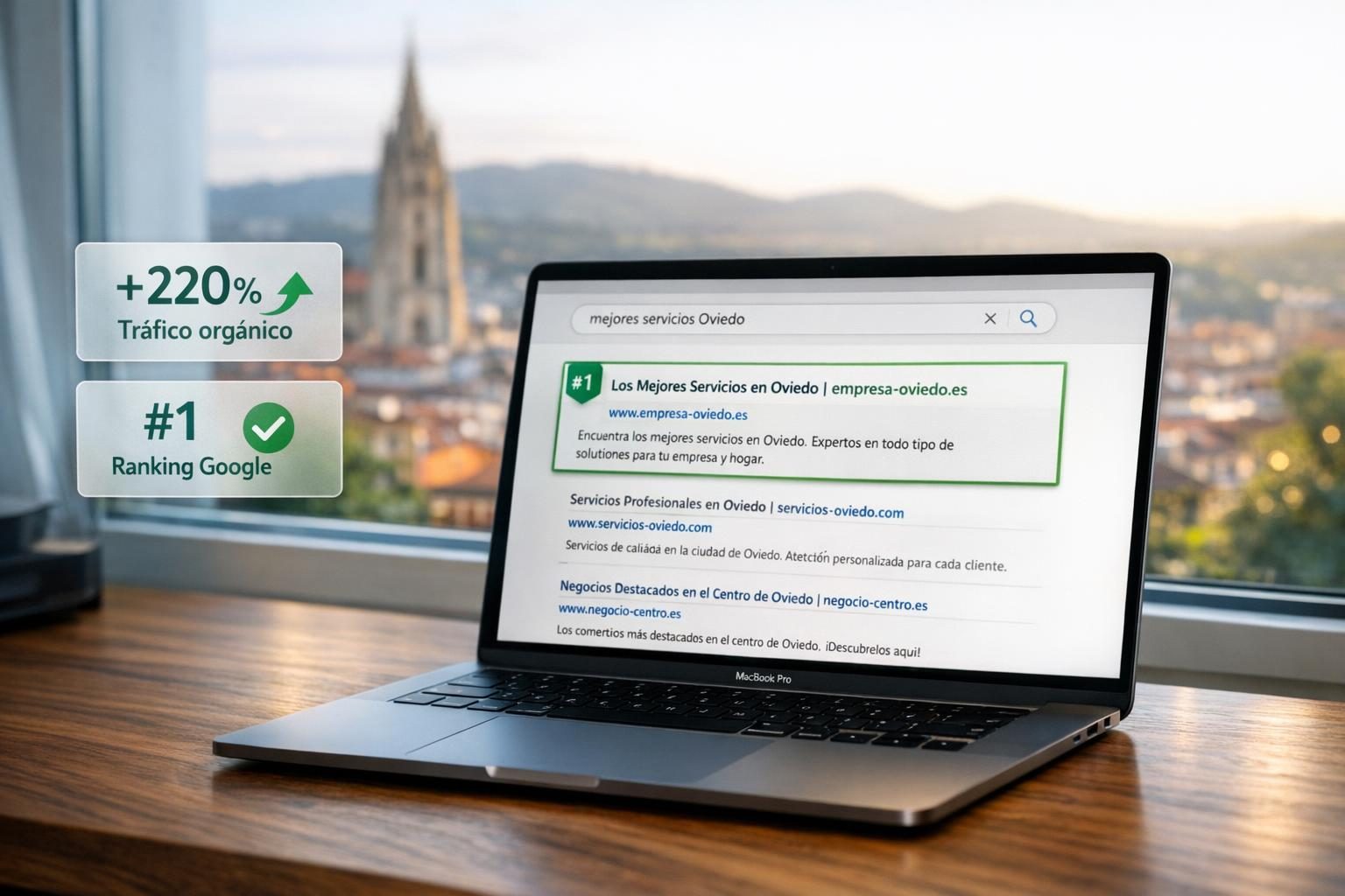 SEO en Oviedo — Ranking #1 en Google para "mejores abogados Oviedo"
