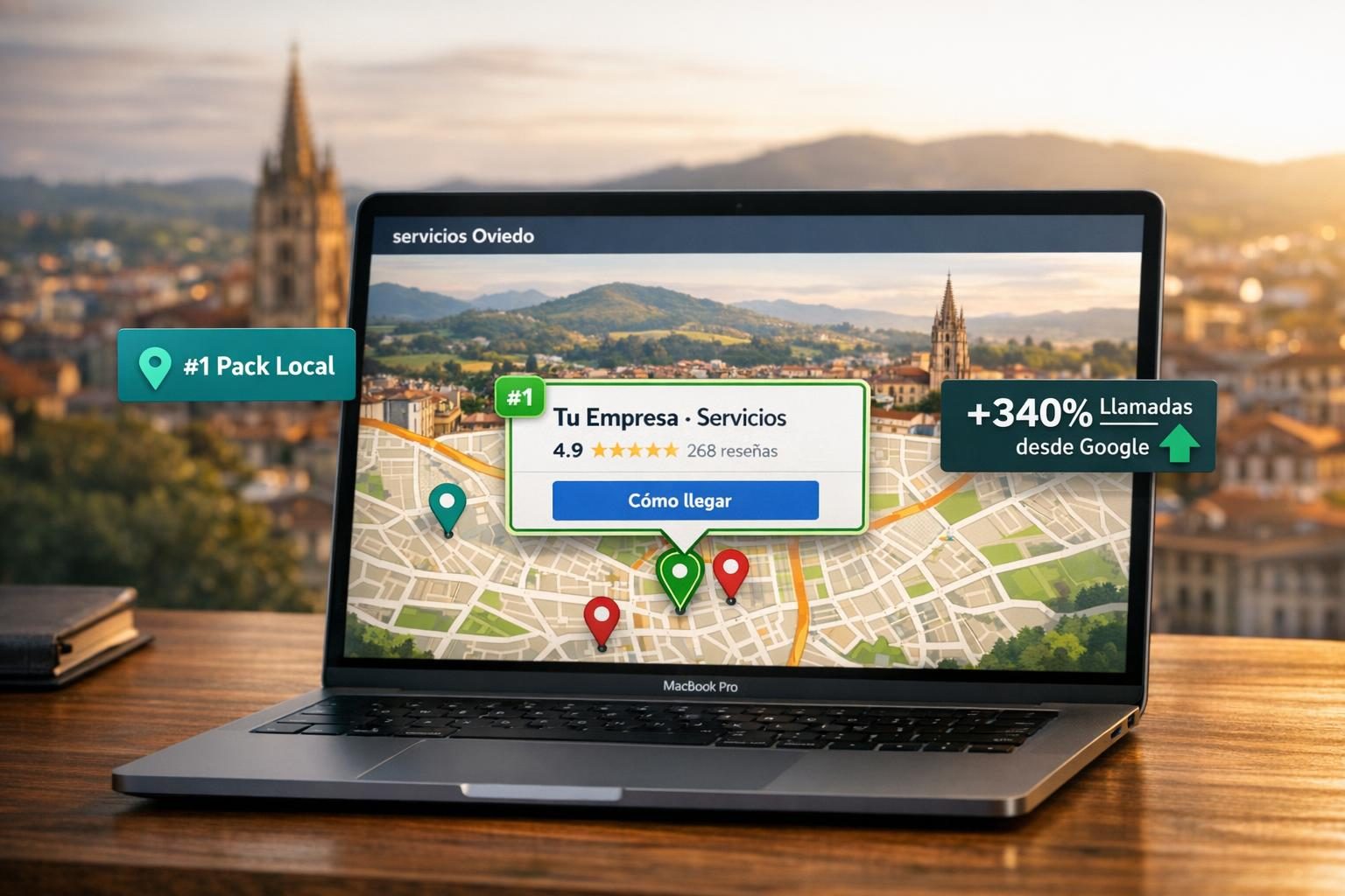 SEO Local en Oviedo — Top 3 Google Maps Pack Local para tu negocio en Oviedo